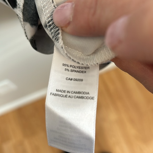 Tank top by Cleo, black, white & grey, women’s, size L - Picture 5 of 5